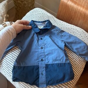 Fendi Baby Navy Blue Garment size 3 months in perfect condition